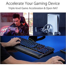 Load image into Gallery viewer, ASUS ROG Rapture GT6 (2PK) AX10000 Tri-Band WiFi 6 Gaming Mesh System, Covers up to 5,800 sq ft, 2.5 Gbps Port, Triple-Level Game Acceleration, UNII 4, Free Lifetime Internet Security, Black
