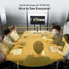 Load image into Gallery viewer, TOTEM 180 4K Panoramic Video Conference Camera w/ 180° & 120° View, Premium Webcam, Full Room Coverage, AI Auto Framing, Noise Reduction Mics, Plug-and-Play USB-C, Remote Hybrid Learning, Zoom & Teams