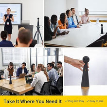 Load image into Gallery viewer, TOTEM 180 4K Panoramic Video Conference Camera w/ 180° & 120° View, Premium Webcam, Full Room Coverage, AI Auto Framing, Noise Reduction Mics, Plug-and-Play USB-C, Remote Hybrid Learning, Zoom & Teams