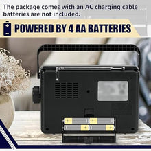 Load image into Gallery viewer, Retekess TR633 AM FM Radios with Best Reception, Portable Radio Plug in Wall, External Antenna Jack, Battery Operated Radio by 4 AA Batteries Or AC Power for Senior, Home