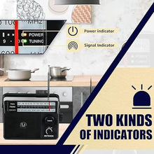 Load image into Gallery viewer, Retekess TR633 AM FM Radios with Best Reception, Portable Radio Plug in Wall, External Antenna Jack, Battery Operated Radio by 4 AA Batteries Or AC Power for Senior, Home