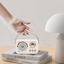 Load image into Gallery viewer, Portable Bluetooth Speaker with Microphone Set,Retro Bluetooth Speaker with Home Karaoke Machine,Portable Handheld Karaoke Mics Speaker Machine for Kids and Adults Home Party Birthday(White)