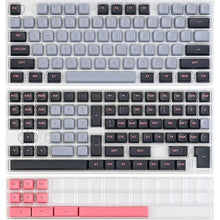 Load image into Gallery viewer, Owpkeenthy 8008 Keycaps Doubleshot PBT 160-Key CSA Profile with 6.25u 7u Spacebar for 75% Percent US/ISO Layout Mechanical Gaming Keyboard (CSA/8008)