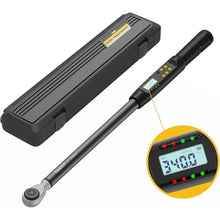 Load image into Gallery viewer, 1/2 Inch Drive Digital Torque Wrench, 12.5-250.8 Ft.lb/17-340 Nm Electronic Torque Wrench, ±2% Accuracy with Preset Value, Data Storage, Buzzer and LED Flash Notification for Motorcycle, Car