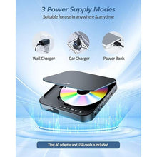 Load image into Gallery viewer, Mini DVD Player HDMI, DESOBRY 1080P HD Small Compact DVD Player for Smart TV with All Region Free, DVD CD Player with AV Output, USB/TF Card Input, Remote Control, Support PAL/NTSC