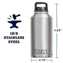 Load image into Gallery viewer, YETI Rambler 64 oz Bottle, Vacuum Insulated, Leakproof, Stainless Steel with Chug Cap, Rescue Red