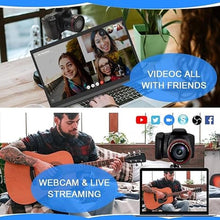 Load image into Gallery viewer, Acuvar Digital Camera, 16 Megapixel Photo Camera Mini Digital SLR Camera, CMOS Sensor 2.4“ TFT LCD Compact Camera, 16X Digital Zoom Video Camera for Children Adults Beginners Black