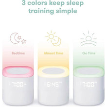 Load image into Gallery viewer, Frida Baby 3-in-1 Alarm Clock + Sound Machine + Nightlight | Wake Up Light Sunrise Alarm Clock, White Noise Soother, Sleep Trainer, Nursery + Toddler + Kids Bedroom (Bluetooth)