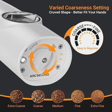 Load image into Gallery viewer, Electric Salt And Pepper Grinder Set With Type-C Rechargeable Base, No Battery Needed, Adjustable Coarseness Electronic Spice Mill Shakers Salt And Pepper Shakers Refillable