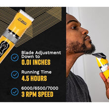 Load image into Gallery viewer, The Cut Buddy Clipper & Grooming Set, Cordless Hair & Beard Trimmer with 7 Guards, Titanium Blades, Waterproof, Beginner-Friendly Kit