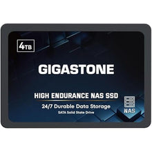 Load image into Gallery viewer, Gigastone 4TB NAS SSD Drive 24/7 Durable High Endurance RAID Data Storage Network Attached Storage 2.5" SATA Internal Solid State Hard Drives