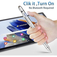 Load image into Gallery viewer, Active Stylus Digital Pen with Ultra Fine Tip Stylus for iPad iPhone Samsung Tablets, Compatible with Apple Pen,Stylus Pen for iPad Pro, Grey