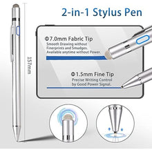 Load image into Gallery viewer, Active Stylus Digital Pen with Ultra Fine Tip Stylus for iPad iPhone Samsung Tablets, Compatible with Apple Pen,Stylus Pen for iPad Pro, Grey