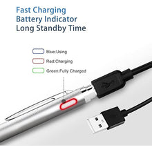 Load image into Gallery viewer, Active Stylus Digital Pen with Ultra Fine Tip Stylus for iPad iPhone Samsung Tablets, Compatible with Apple Pen,Stylus Pen for iPad Pro, Grey