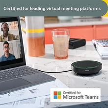 Load image into Gallery viewer, Jabra Speak2 40 Portable Speakerphone - 4 Noise-Cancelling Mics, 50mm Full Range Speakers with Wideband Audio for Clear Sound, USB-A/USB-C Connections - Certified Microsoft Teams Speaker - Dark Grey