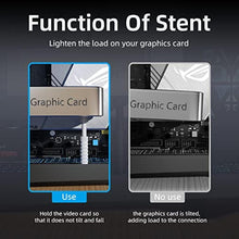 Load image into Gallery viewer, Ausvrkkit GPU Support Bracket - 2.75-4.52Inch GPU Sag Bracket with Non-Slip Sheet, Holder for Preventing Graphics Card Sag (White)