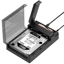 Load image into Gallery viewer, SABRENT USB-C Lay Flat Docking Station – NVMe M.2 + SATA 2.5”/3.5” SSD/HDD Enclosure, 10Gbps, Tool-Free, Offline Clone Function, USB 3.2 Type-C, for Windows, Mac, Linux (DS-UFNC)