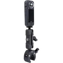 Load image into Gallery viewer, PellKing Camera Motorcycle Mount for Insta360 Go 3,X4/X3/X2,360 Rotation Metal Action Camera Clamp Holder with 1/4Thread for Moto Bike Bicycle Handlebar, for Insta360 One Go 3,X3/X2/X