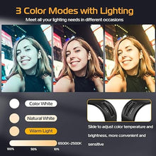 Load image into Gallery viewer, Ulanzi VL100X Selfie Light, Clip LED Light Panel for Phone/Laptop/Tablet/Computer, Bi-Color Portable Clip Camera Light with Dimmable 2500-6500K with 2000mAh Battery for Video Conference/Picture