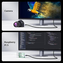 Load image into Gallery viewer, UGREEN 8K Micro HDMI to HDMI Cable 6.6FT, 2.1 Aluminum Shell Braided 48Gbps Ultra High Speed 8K@60Hz, 4K@240Hz Support HDR eARC Dolby Compatible with GoPro Raspberry Pi 5 Camera Nikon