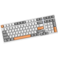 Load image into Gallery viewer, Russian Mechanical Gaming Keyboard 100 Keys, Ergonomics,RGB, Backlit, USB Wired Plug and Play Durable Portable 98% Allocation for PC Laptop, Style E