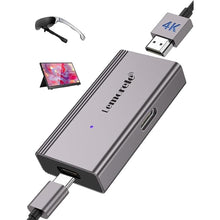 Load image into Gallery viewer, Lemorele HDMI to USB C Adapter 4K@60HZ, HDMI to Type C Adapter, Compatible with RayNeo, XREAL Air, Rokid Air, Thunderbird AR, GRAWOOA, Switch Base, Steam Deck Base, PS4, PS5, Xbox
