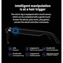 Load image into Gallery viewer, IVY TWS Smart Bluetooth Audio Glasses - Blue Light Blocking & Sunglasses Lens kits for Office Outdoor Sports Drive - Smart Glasses for Men & Women - Black Frame