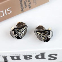 Load image into Gallery viewer, Kinboofi IEM Headphone with Mic, KZ DQS HiFi Dynamic Drivers Earphone Earbuds Bass 2pin 3.5mm Sports Music Game Headphone (Black, with Mic)……