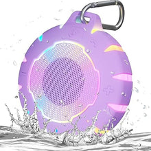 Load image into Gallery viewer, HEYSONG Waterproof Shower Bluetooth Speaker, Durable & Portable with Clear Sound, Ideal for Shower, Pool, Beach & Kayaking – Great Gift for Girls, Women & Men