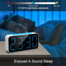 Load image into Gallery viewer, Loud Alarm Clocks for Bedrooms Heavy Sleepers, Digital Bedside Clock with Night Light, Large Display, Dual Alarm, Snooze, Dimmable for Kids Teens Boys Girls