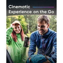 Load image into Gallery viewer, NOMVDIC R150 Mini Projector, Portable Battery Operated Projector with 4hrs of Playtime , Ceiling Projector with 90? Rotating Lens, 6W Harman Kardon Speaker, Auto Keystone