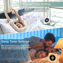 Load image into Gallery viewer, Portable CD Player with Speakers Portable CD Player with Bluetooth Support Timed Portable CD Player with Headphones CD Players for Home Support CD FM USB SD AUX Kids CD Player for Gift White