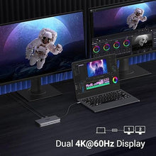 Load image into Gallery viewer, UGREEN Revodok Pro 211 Laptop Docking Station 11 in 1 USB C Dock Dual HDMI 4K@60Hz Single 8K@30Hz 10Gbps Data Port 100W PD Gigabit Ethernet, SD/TF Card Reader Compatible for Thinkpad, Zenbook and more
