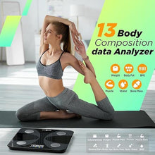 Load image into Gallery viewer, Scale for Body Weight and Fat Percentage, RunSTAR Digital Accurate Bathroom Smart Scale with Large Display, FSA&HSA Eligible 13 Body Composition Analyzer Sync App