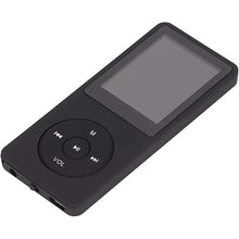 Load image into Gallery viewer, MP3 Player, Portable HiFi Music Player with 1.8 Inch Display Supports up to 64GB, Support Music, Video, Picture, Record, File, Game (Black)
