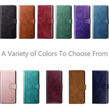 Load image into Gallery viewer, SUANPOT for Google Pixel 8 5G Wallet case with RFID Blocking Credit Card Holder,Flip Book PU Leather Protective Cover Women Men for Pixel 8 Phone case Wine Red