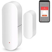 Load image into Gallery viewer, WiFi Door and Window Sensor: Wireless Contact Sensor with Free App Notification Alerts, Smart Door Sensor for Alarm System & Smart Home Automation, Compatible with Alexa Google Home(1Pack)