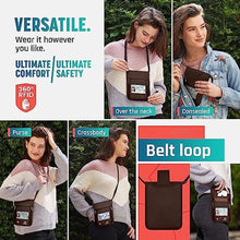 Load image into Gallery viewer, Neck Wallet, Travel Pouch For Passport Holder And Documents, Travel Neck Wallet For Traveling Women