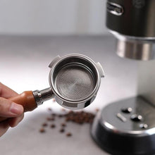 Load image into Gallery viewer, 51mm Bottomless Portafilter 3 ears Only for Delonghi Dedica EC680/EC685/EC785/EC820/EC850/EC860 | with Filter Basket and Wooden Handle