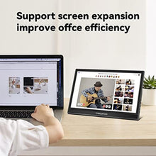 Load image into Gallery viewer, Thinlerain Small Portable Monitor - 11.6 inch HDMI/Dual USB-C Mini Laptop Monitor, 1366 x 768 TN LED Display External Screen for Laptop and Computer, Build in Speakers