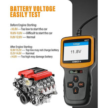 Load image into Gallery viewer, YAKEFLY OBD2 Scanner Diagnostic Tool,Car OBD2 Scanner Code Reader Engine Fault Code Reader Scanner,Vehicle Check Engine Light Scan Tool, Car OBDII/EOBD Diagnostic Scan Tool for All Vehicles After 1996