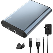Load image into Gallery viewer, GODO SAS to USB 3.0 Hard Drive Adapter,SAS/SATA Hard Drive Enclosure Reader Docking Station for 3.5 inch HDD SSD with 12V/3A Power Adapter,Support up to 20TB and UASP Tool Free