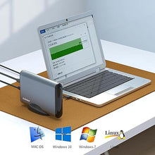 Load image into Gallery viewer, GODO SAS to USB 3.0 Hard Drive Adapter,SAS/SATA Hard Drive Enclosure Reader Docking Station for 3.5 inch HDD SSD with 12V/3A Power Adapter,Support up to 20TB and UASP Tool Free