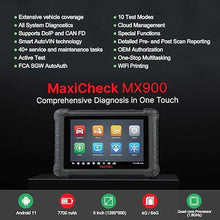 Load image into Gallery viewer, Autel MX900 MK900 OBD2 All System Diagnostic Scanner, Same as MK900BT, Upgraded MK808S MK808BT MX808 MX808S MK808Z, Bi Directional Scan Tool, 40+ Service, DoIP/CAN FD, 3000+ Active Tests, FCA SGW