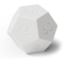 Load image into Gallery viewer, mooas Dodecagon Time Ball Rechargeable Mini Timer (White), 11 Preset Times, Desk & Study Productivity Timer, Sound/Vibrate/Mute, Easy to Use