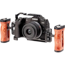 Load image into Gallery viewer, Foto4easy r8 cage for Canon R8 Camera with Quick Release Plate for Arca-Swiss,Includes Dual Universal Side Wooden Handle