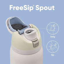 Load image into Gallery viewer, Owala FreeSip Insulated Stainless Steel Water Bottle with Straw for Sports, Travel, and School BPA-Free Sports Water Bottle, 24 oz, Iced Breeze