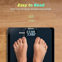 Load image into Gallery viewer, 550lb Bathroom Digital Scale for Body Weight with Ultra-Wide Platform and Large LCD Display, Accurate High Precision Scale with Extra-High Capacity