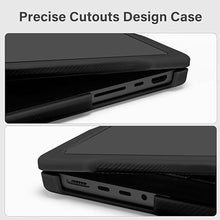 Load image into Gallery viewer, MOSISO Compatible with MacBook Pro 14 inch Case 2025-2021 M4 M3 M2 M1 A3112 A3185 A3401 A2918 A2992 A2779 A2442, Soft TPU Bumper Anti-Scratch Hard Case&Keyboard Skin&Screen Film&Pouch, Black