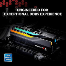 Load image into Gallery viewer, G.SKILL Trident Z5 RGB Series (Intel XMP 3.0) DDR5 RAM 96GB (2x48GB) 6800MT/s CL34-46-46-108 1.35V Desktop Computer Memory UDIMM - Matte Black (F5-6800J3446F48GX2-TZ5RK)